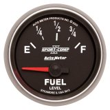 AutoMeter Gauge Fuel Level 2-1/16in. 0 Ohm(e) to 90 Ohm(f) Elec Sport-Comp II thumbnail 4