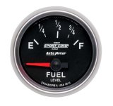 AutoMeter Gauge Fuel Level 2-1/16in. 0 Ohm(e) to 90 Ohm(f) Elec Sport-Comp II thumbnail 8
