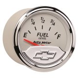 AutoMeter Gauge Fuel Level 2-1/16in. 240 Ohm(e) to 33 Ohm(f) Elec Chevrolet Heritage Bowtie thumbnail 4
