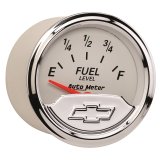AutoMeter Gauge Fuel Level 2-1/16in. 240 Ohm(e) to 33 Ohm(f) Elec Chevrolet Heritage Bowtie thumbnail 8