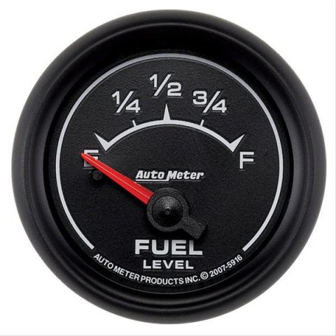 AutoMeter Gauge Fuel Level 2-1/16in. 240 Ohm(e) to 33 Ohm(f) Elec Es