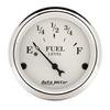 AutoMeter Gauge Fuel Level 2-1/16in. 240 Ohm(e) to 33 Ohm(f) Elec Old Tyme White thumbnail 6