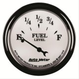 AutoMeter Gauge Fuel Level 2-1/16in. 240 Ohm(e) to 33 Ohm(f) Elec Old Tyme White II thumbnail 5