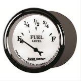 AutoMeter Gauge Fuel Level 2-1/16in. 240 Ohm(e) to 33 Ohm(f) Elec Old Tyme White II thumbnail 6