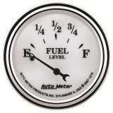 AutoMeter Gauge Fuel Level 2-1/16in. 240 Ohm(e) to 33 Ohm(f) Elec Old Tyme White II thumbnail 7