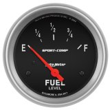 AutoMeter Gauge Fuel Level 2-5/8in. 0 Ohm(e) to 30 Ohm(f) Elec Sport-Comp thumbnail 1
