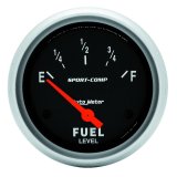 AutoMeter Gauge Fuel Level 2-5/8in. 0 Ohm(e) to 90 Ohm(f) Elec Sport-Comp thumbnail 2