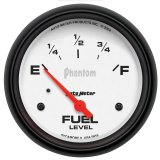 AutoMeter Gauge Fuel Level 2-5/8in. 240 Ohm(e) to 33 Ohm(f) Elec Phantom thumbnail 1