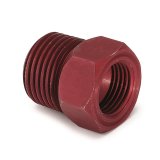 AutoMeter Fitting Adapter 1/2in. NPT Male Aluminum Red For Mech. Temp. Gauge thumbnail 3