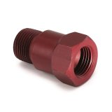 AutoMeter Fitting Adapter 3/8in. NPT Male Aluminum Red For Mech. Temp. Gauge thumbnail 3