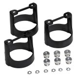 AutoMeter Gauge Bracket Kit 2-5/8in. Black Composite Qty 3 thumbnail 2
