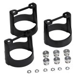 AutoMeter Gauge Bracket Kit 2-5/8in. Black Composite Qty 3 thumbnail 3