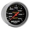 AutoMeter Gauge Brake Press 2-5/8in. 2000PSI Liquid Filled Mech Pro-Comp thumbnail 6