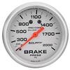 AutoMeter Gauge Brake Press 2-5/8in. 2000PSI Liquid Filled Mech Ultra-Lite thumbnail 6
