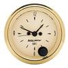 AutoMeter Gauge Clock 2-1/16in. 12HR Analog Golden Oldies thumbnail 6