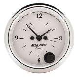 AutoMeter Gauge Clock 2-1/16in. 12HR Analog Old Tyme White thumbnail 8