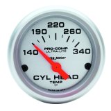 AutoMeter Gauge Cylinder Head Temp 2-1/16in. 140-340 Deg. F Electric Ultra-Lite thumbnail 2