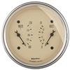 AutoMeter Gauge Dual Wtmp & Volt 3-3/8in. 250 Deg. F & 18V Elec Antique Beige thumbnail 7