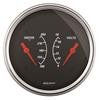 AutoMeter Gauge Dual Wtmp & Volt 3-3/8in. 250 Deg. F & 18V Elec Designer Black thumbnail 9