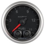 AutoMeter Gauge Fuel Press 2-1/16in. 15PSI Stepper Motor W/Peak & Warn Elite thumbnail 7