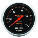 AutoMeter Gauge Fuel Press 2-5/8in. 15PSI Liquid Filled Mech W/Isolator Pro-Comp thumbnail 1