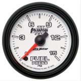 AutoMeter Gauge Fuel Press 2-5/8in. 15PSI Stepper Motor W/ Peak & Warn Phantom II thumbnail 1