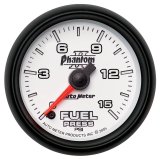 AutoMeter Gauge Fuel Press 2-5/8in. 15PSI Stepper Motor W/ Peak & Warn Phantom II thumbnail 2