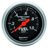 AutoMeter Gauge Fuel Pressure 2-1/16in. 1.0Kg/Cm2 Mechanical Sport-Comp thumbnail 6