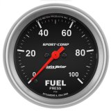AutoMeter Gauge Fuel Pressure 2-5/8in. 100PSI Digital Stepper Motor Sport-Comp thumbnail 2