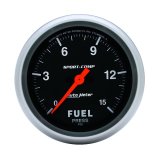 AutoMeter Gauge Fuel Pressure 2-5/8in. 15PSI Digital Stepper Motor Sport-Comp thumbnail 3