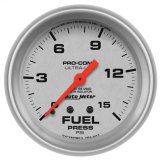 AutoMeter Gauge Fuel Pressure 2-5/8in. 15PSI Mechanical W/Isolator Ultra-Lite thumbnail 3