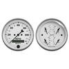 AutoMeter Gauge Kit 2 Pc. Quad & Speedometer 3-3/8in. Old Tyme White thumbnail 7