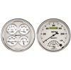 AutoMeter Gauge Kit 2 Pc. Quad & Tach/Speedo 5in. Old Tyme White II thumbnail 7