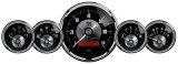 AutoMeter Gauge Kit 5 Pc 3-3/8in. & 2-1/16in. Elec Speedo W/Lcd Odo Prestige Blk. Diamond thumbnail 1