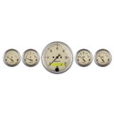 AutoMeter Gauge Kit 5 Pc. 3-1/8in. & 2-1/16in. Elec. Speedometer Antique Beige thumbnail 8