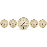 AutoMeter Gauge Kit 5 Pc. 3-1/8in. & 2-1/16in. Elec. Speedometer Golden Oldies thumbnail 2