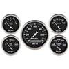 AutoMeter Gauge Kit 5 Pc. 3-1/8in. & 2-1/16in. Elec. Speedometer Old Tyme Black thumbnail 7