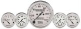 AutoMeter Gauge Kit 5 Pc. 3-1/8in. & 2-1/16in. Mech. Speedo. Wtmp & Oilp Old Tyme Wht thumbnail 1