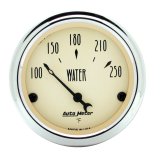 AutoMeter Gauge Kit 5 Pc. 3-1/8in. & 2-1/16in. Mech. Speedometer Antique Beige thumbnail 3