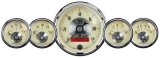 AutoMeter Gauge Kit 5 Pc. 3-3/8in. & 2-1/16in. Elec. Speedo W/Lcd Odo Prestige Antique. Ivory thumbnail 1