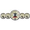 AutoMeter Gauge Kit 5 Pc. 3-3/8in. & 2-1/16in. Elec. Speedo W/Lcd Odo Prestige Antique. Ivory thumbnail 6