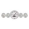 AutoMeter Gauge Kit 5 Pc. 3-3/8in. & 2-1/16in. Elec. Speedometer Old Tyme White thumbnail 6