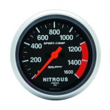 AutoMeter Gauge Nitrous Press 2-5/8in. 1600PSI Digital Stepper Motor Sport-Comp thumbnail 3