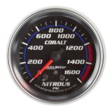 AutoMeter Gauge Nitrous Press 2-5/8in. 1600PSI Stepper Motor W/ Peak & Warn Cobalt thumbnail 3