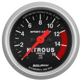 AutoMeter Gauge Nitrous Pressure 2-1/16in. 1600PSI Digital Stepper Motor Sport-Comp thumbnail 2