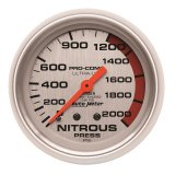 AutoMeter Gauge Nitrous Pressure 2-5/8in. 2000PSI Mechanical Ultra-Lite thumbnail 2