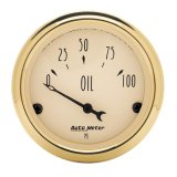 AutoMeter Gauge Oil Press 2-1/16in. 100PSI Elec Golden Oldies thumbnail 2