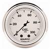 AutoMeter Gauge Oil Press 2-1/16in. 100PSI Mech Old Tyme White thumbnail 6