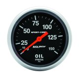 AutoMeter Gauge Oil Pressure 2-5/8in. 150PSI Mechanical Sport-Comp thumbnail 4
