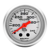 AutoMeter Gauge Oil Tank Temp 2-1/16in. 140-340 Deg. F Mechanical Ultra-Lite thumbnail 2